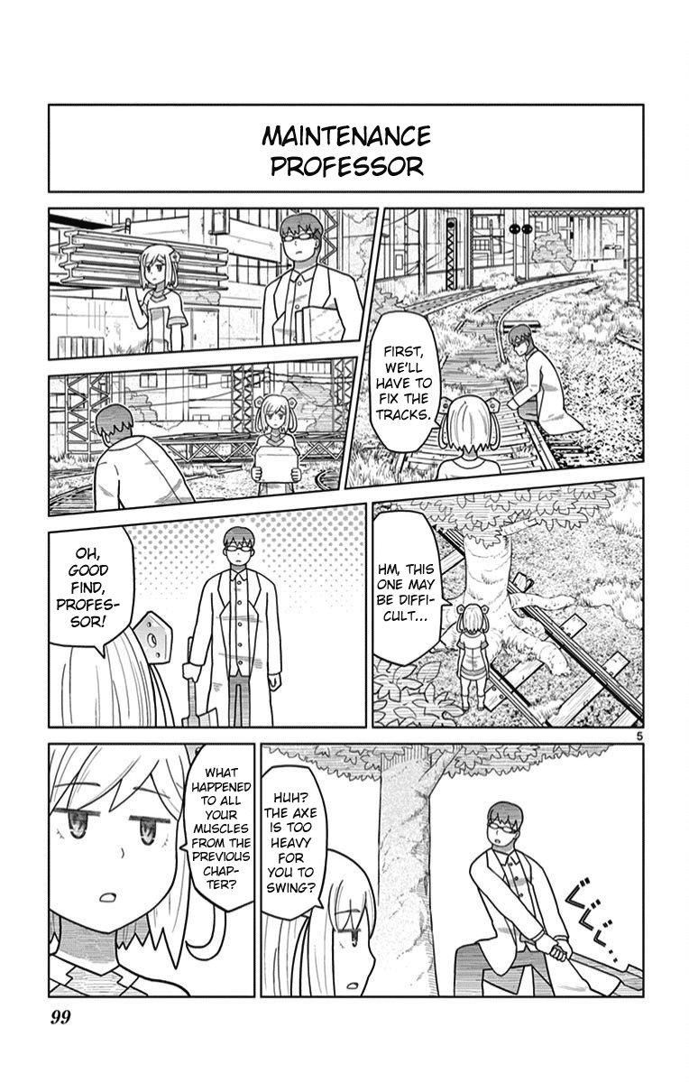 Bocchi Hakase to Robot Shoujo no Zetsubou Teki Utopia Chapter 10 page 4 - Chapter 10: Lonely Professor and Trains