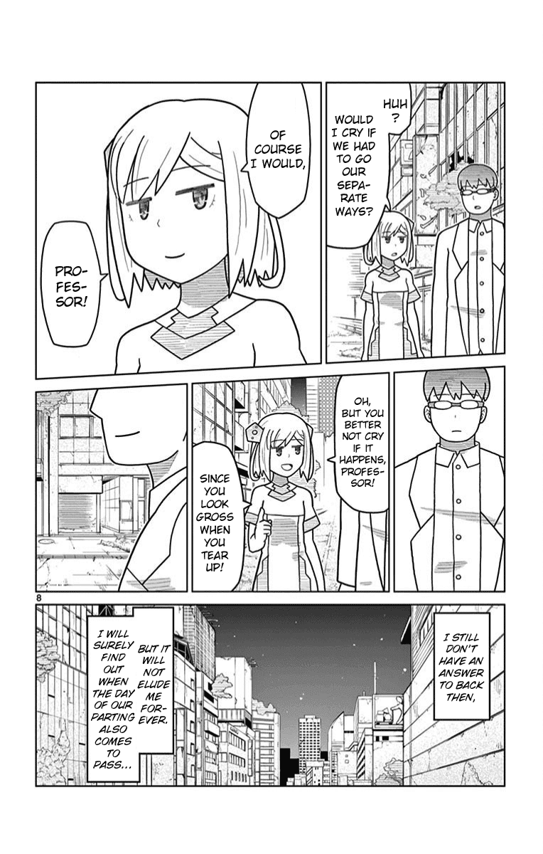 Bocchi Hakase to Robot Shoujo no Zetsubou Teki Utopia Chapter 11 page 8 - Chapter 11: Lonely Professor and School