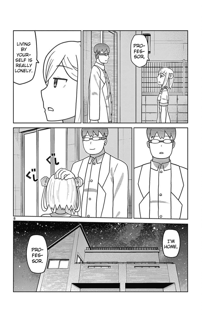 Bocchi Hakase to Robot Shoujo no Zetsubou Teki Utopia Chapter 12 page 8 - Chapter 12: Lonely Professor and Robo's Independence