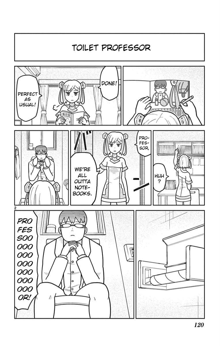 Bocchi Hakase to Robot Shoujo no Zetsubou Teki Utopia Chapter 13 page 2 - Chapter 13: Lonely Professor and Shopping