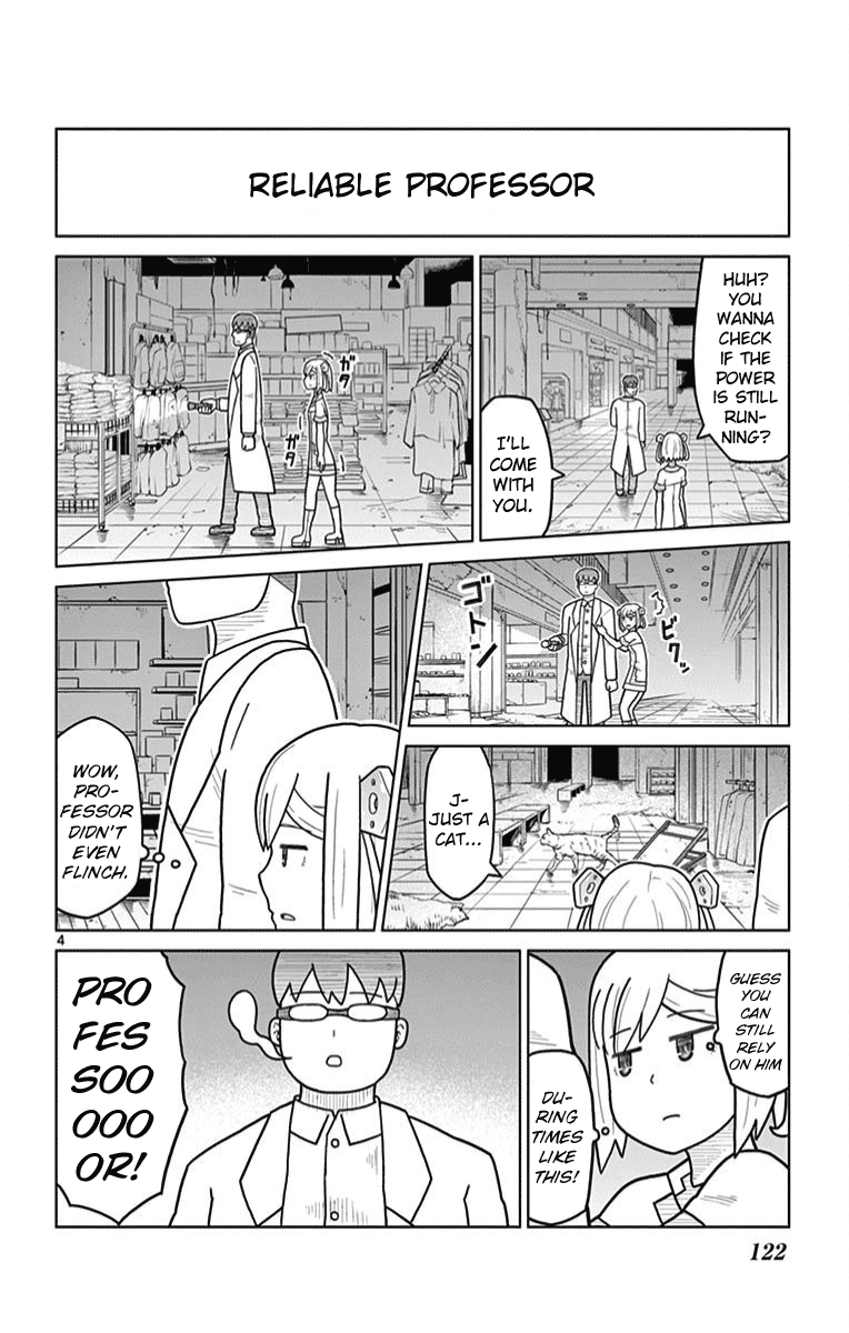 Bocchi Hakase to Robot Shoujo no Zetsubou Teki Utopia Chapter 13 page 4 - Chapter 13: Lonely Professor and Shopping