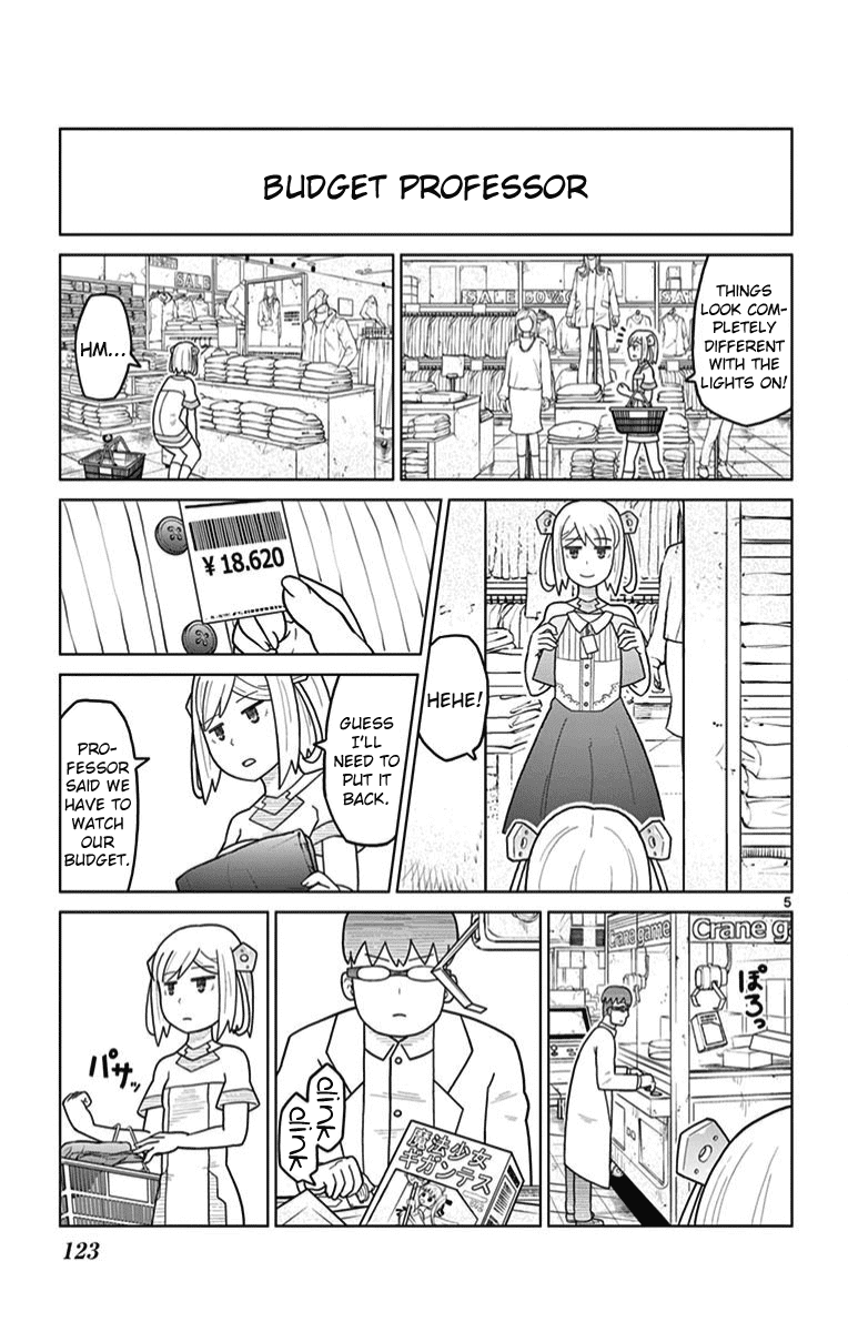Bocchi Hakase to Robot Shoujo no Zetsubou Teki Utopia Chapter 13 page 5 - Chapter 13: Lonely Professor and Shopping