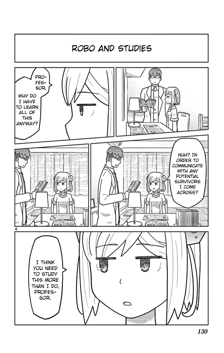 Bocchi Hakase to Robot Shoujo no Zetsubou Teki Utopia Chapter 14 page 4 - Chapter 14: Lonely Professor and Happiness