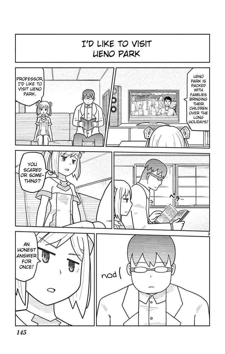Bocchi Hakase to Robot Shoujo no Zetsubou Teki Utopia Chapter 16 page 3 - Chapter 16: Lonely Professor and Fears of Death
