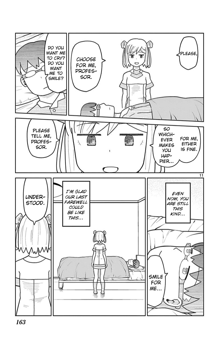 Bocchi Hakase to Robot Shoujo no Zetsubou Teki Utopia Chapter 17 page 11 - Chapter 17: Lonely Professor and the Last Farewell