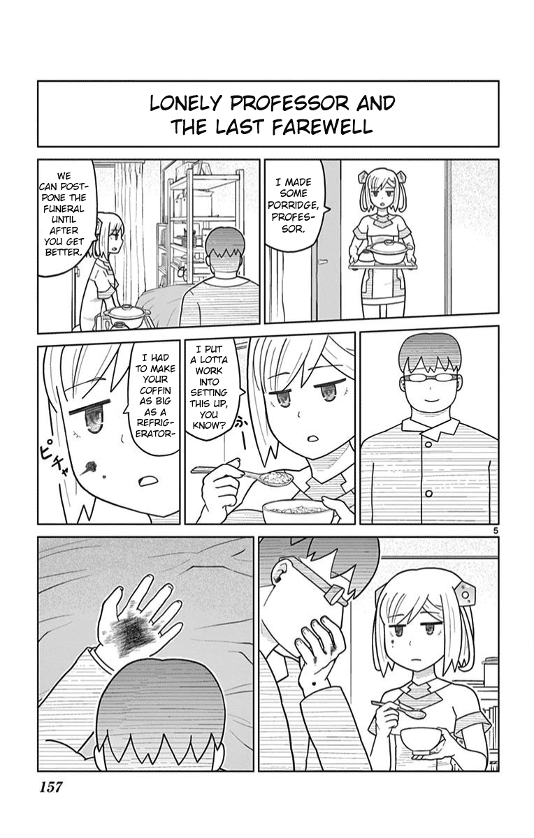 Bocchi Hakase to Robot Shoujo no Zetsubou Teki Utopia Chapter 17 page 5 - Chapter 17: Lonely Professor and the Last Farewell