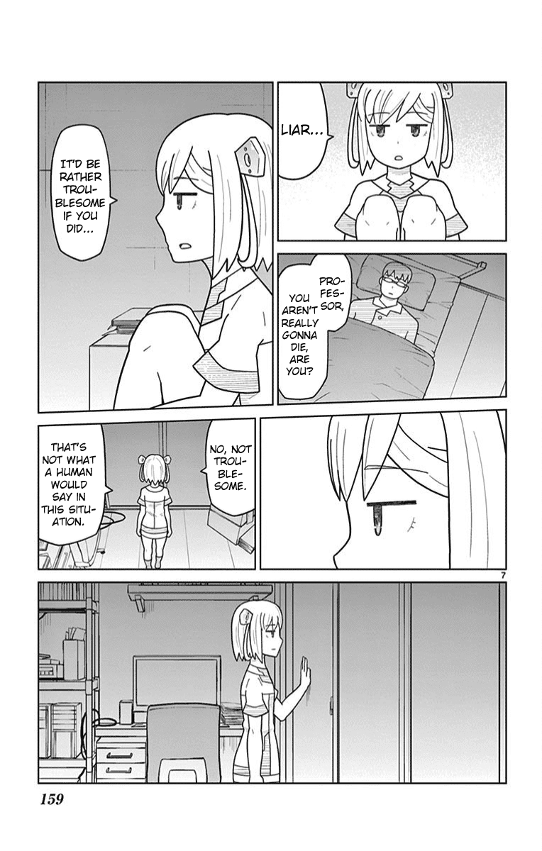 Bocchi Hakase to Robot Shoujo no Zetsubou Teki Utopia Chapter 17 page 7 - Chapter 17: Lonely Professor and the Last Farewell