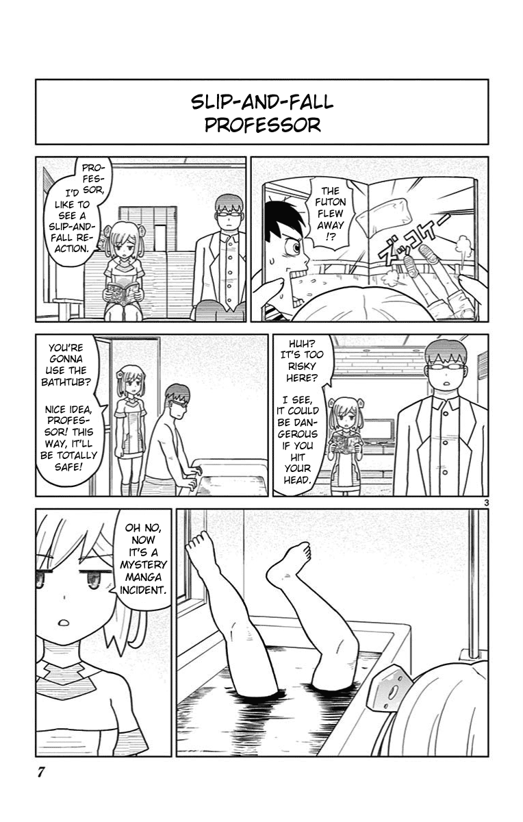 Bocchi Hakase to Robot Shoujo no Zetsubou Teki Utopia Chapter 18 page 3 - Chapter 18: Robot Girl and Manga