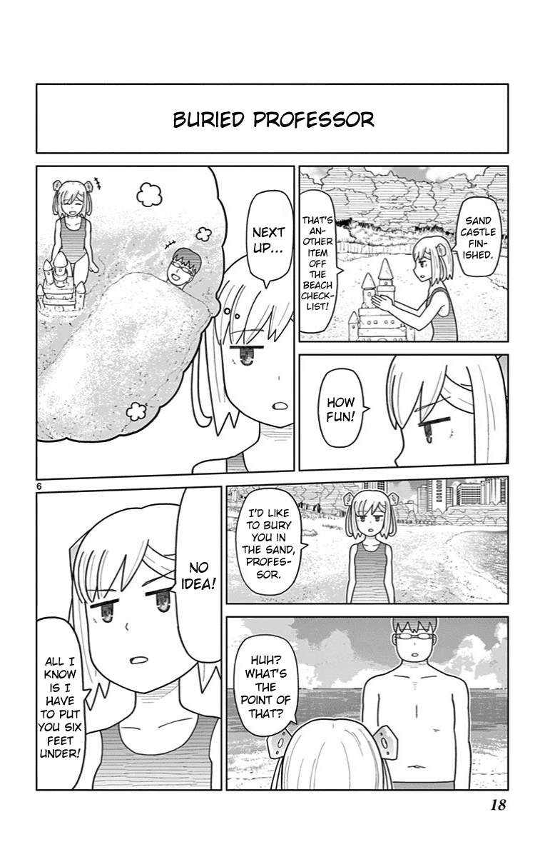 Bocchi Hakase to Robot Shoujo no Zetsubou Teki Utopia Chapter 19 page 6 - Chapter 19: Robot Girl and the Beach