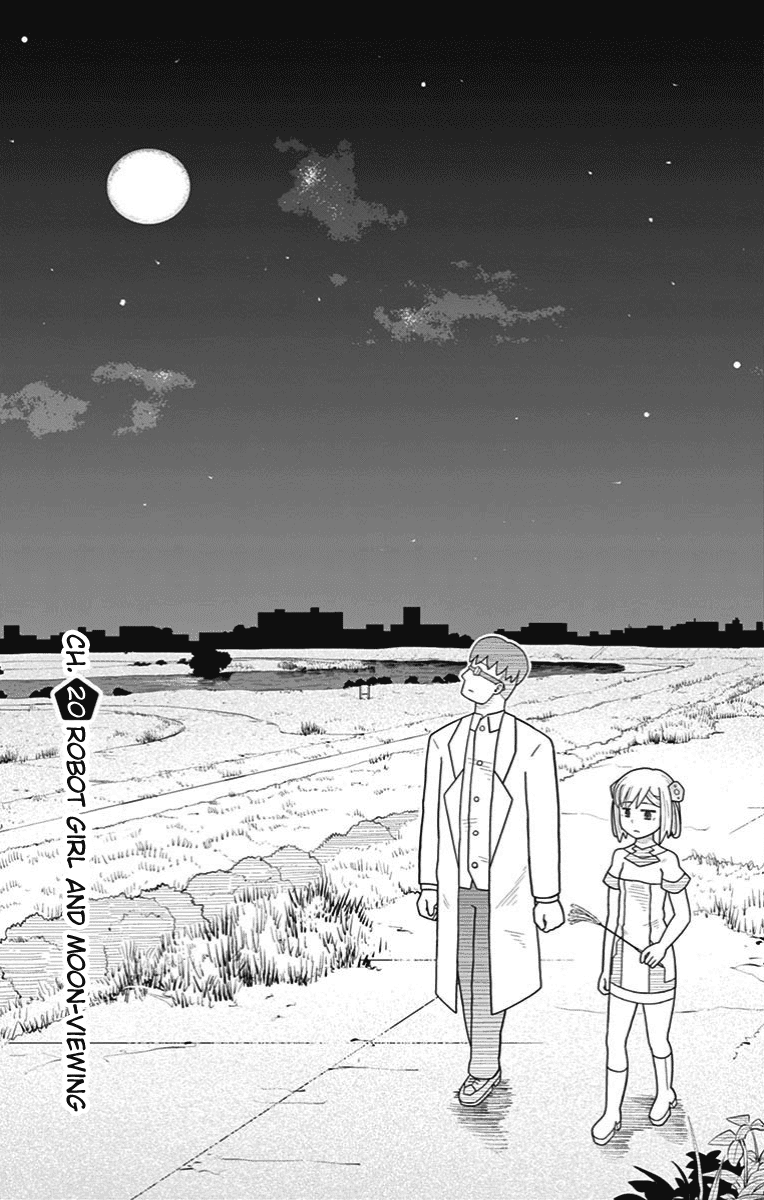 Bocchi Hakase to Robot Shoujo no Zetsubou Teki Utopia Chapter 20 page 1 - Chapter 20: Robot Girl and Moon-viewing