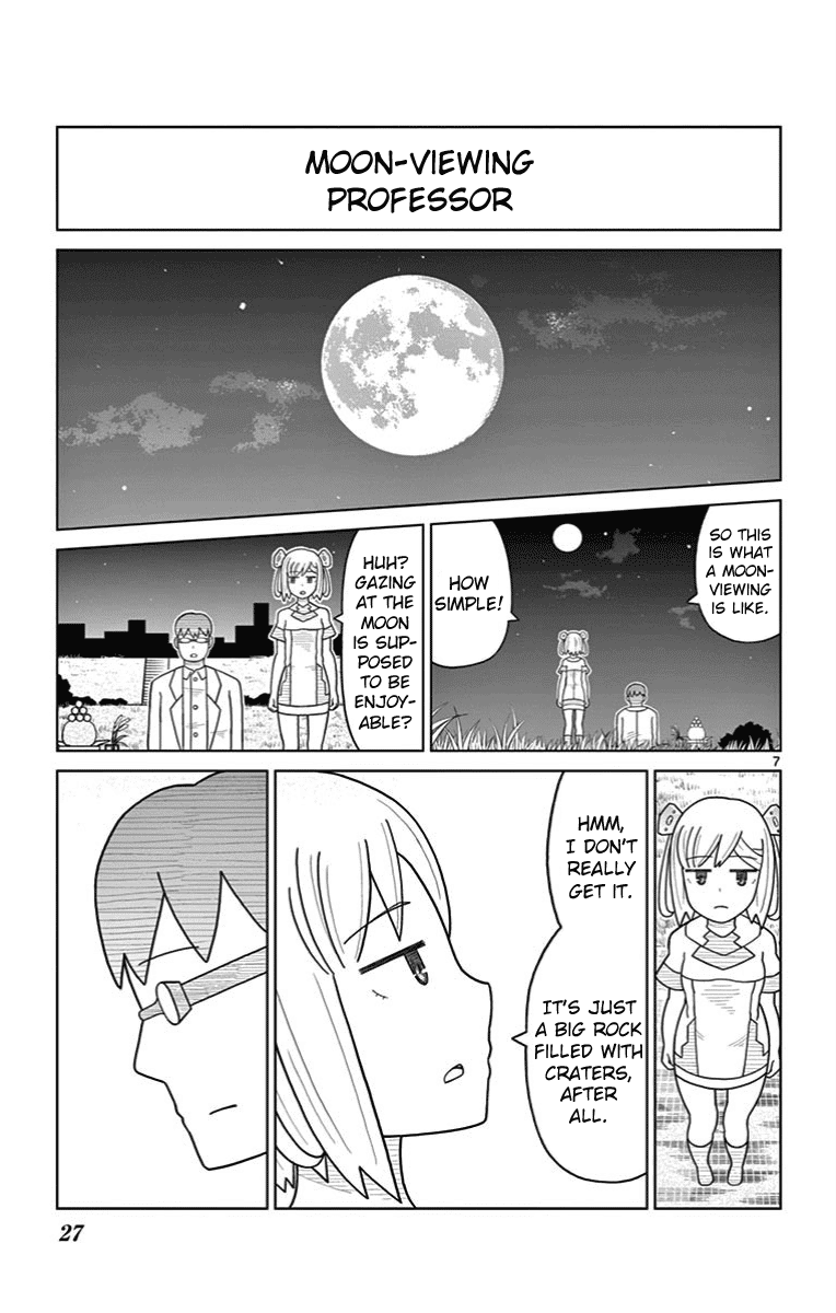 Bocchi Hakase to Robot Shoujo no Zetsubou Teki Utopia Chapter 20 page 7 - Chapter 20: Robot Girl and Moon-viewing