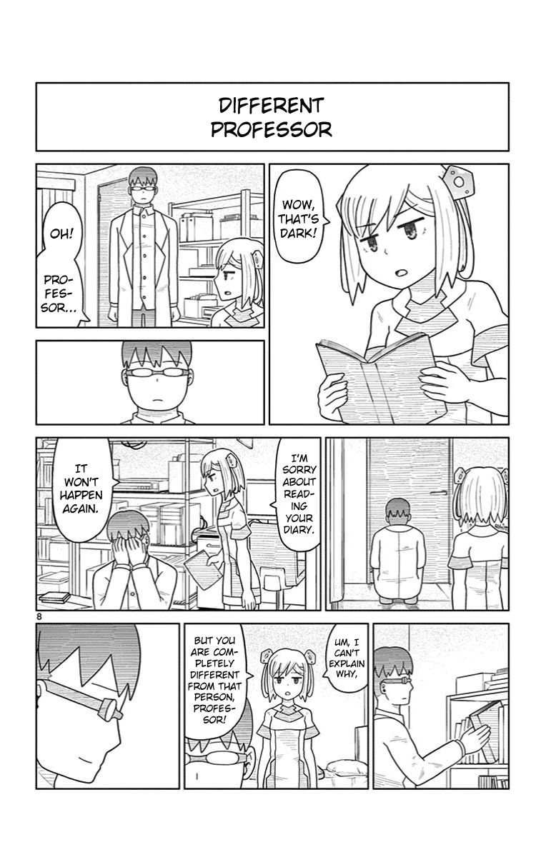 Bocchi Hakase to Robot Shoujo no Zetsubou Teki Utopia Chapter 21 page 8 - Chapter 21: Lonely Professor and Teacher