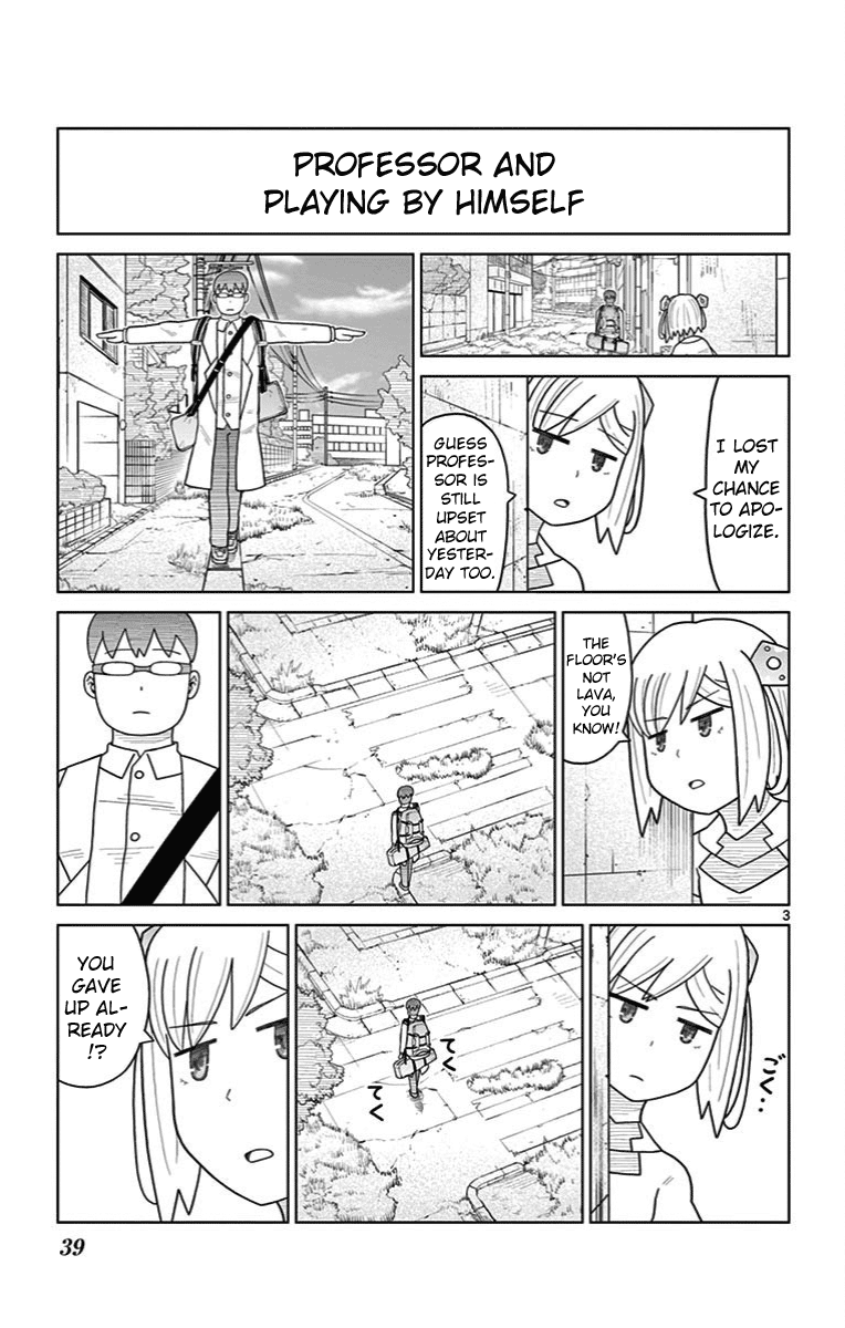Bocchi Hakase to Robot Shoujo no Zetsubou Teki Utopia Chapter 22 page 3 - Chapter 22: Lonely Professor and Running Away
