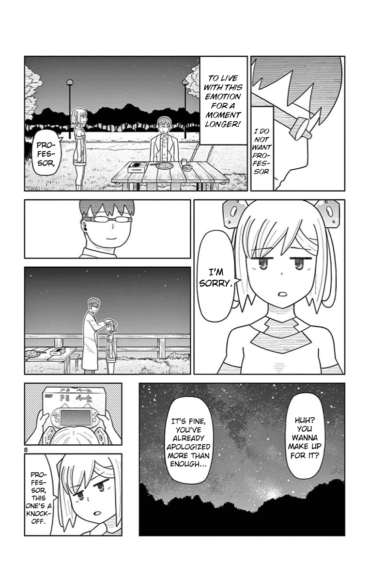 Bocchi Hakase to Robot Shoujo no Zetsubou Teki Utopia Chapter 22 page 8 - Chapter 22: Lonely Professor and Running Away
