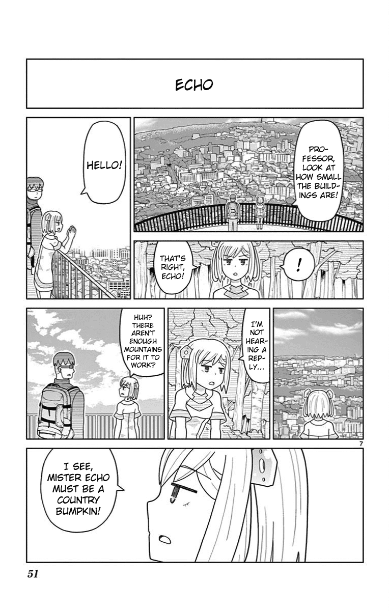Bocchi Hakase to Robot Shoujo no Zetsubou Teki Utopia Chapter 23 page 7 - Chapter 23: Lonely Professor and the Secret Spring