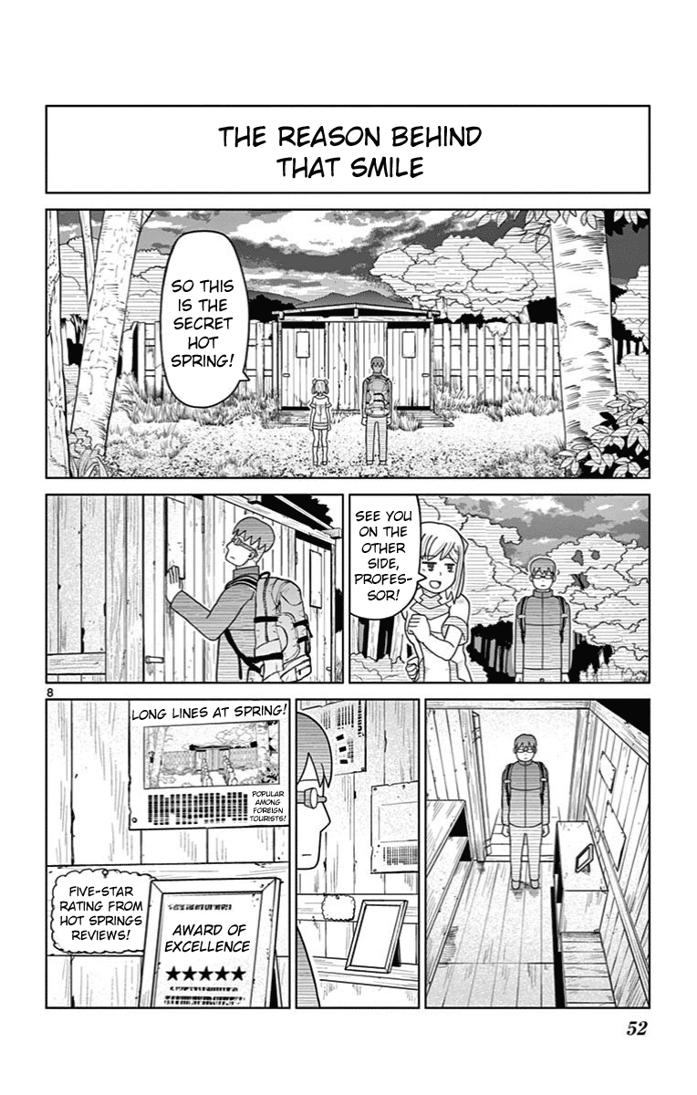 Bocchi Hakase to Robot Shoujo no Zetsubou Teki Utopia Chapter 23 page 8 - Chapter 23: Lonely Professor and the Secret Spring