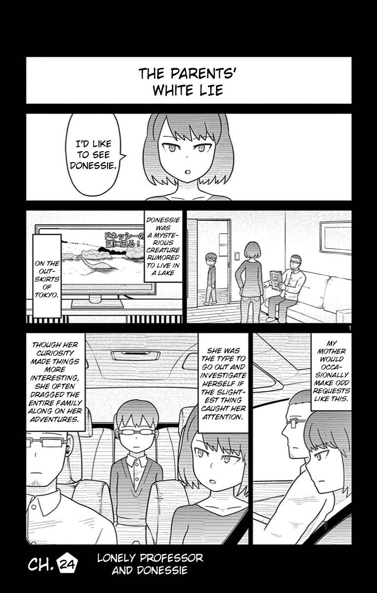 Bocchi Hakase to Robot Shoujo no Zetsubou Teki Utopia Chapter 24 page 1 - Chapter 24: Lonely Professor and Donessie
