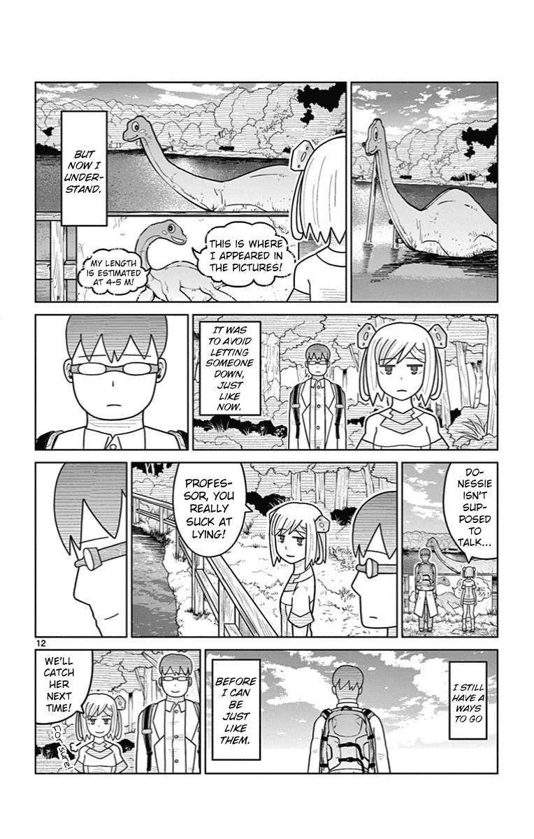 Bocchi Hakase to Robot Shoujo no Zetsubou Teki Utopia Chapter 24 page 12 - Chapter 24: Lonely Professor and Donessie