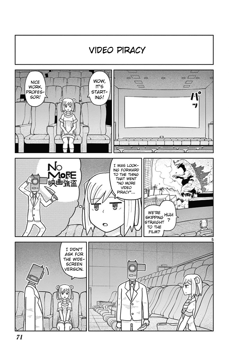 Bocchi Hakase to Robot Shoujo no Zetsubou Teki Utopia Chapter 25 page 4 - Chapter 25: Lonely Professor and the Movie Theater