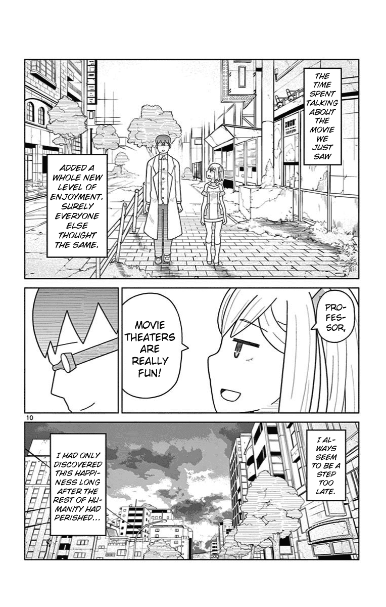 Bocchi Hakase to Robot Shoujo no Zetsubou Teki Utopia Chapter 25 page 9 - Chapter 25: Lonely Professor and the Movie Theater