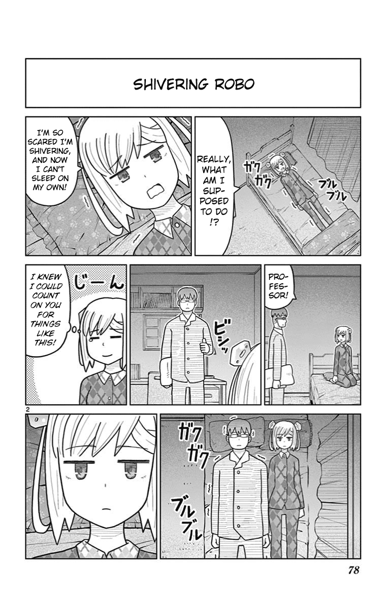 Bocchi Hakase to Robot Shoujo no Zetsubou Teki Utopia Chapter 26 page 2 - Chapter 26: Lonely Professor and 100 Ghost Stories