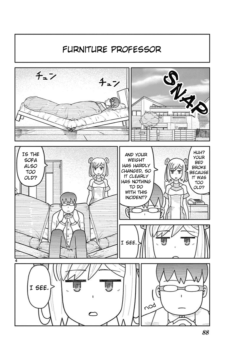 Bocchi Hakase to Robot Shoujo no Zetsubou Teki Utopia Chapter 27 page 4 - Chapter 27: Lonely Professor and the Hardware Store