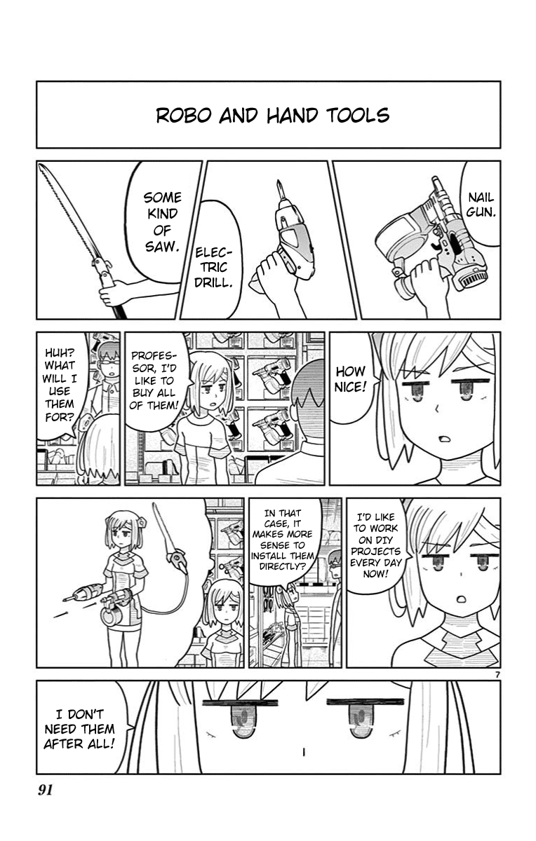 Bocchi Hakase to Robot Shoujo no Zetsubou Teki Utopia Chapter 27 page 7 - Chapter 27: Lonely Professor and the Hardware Store