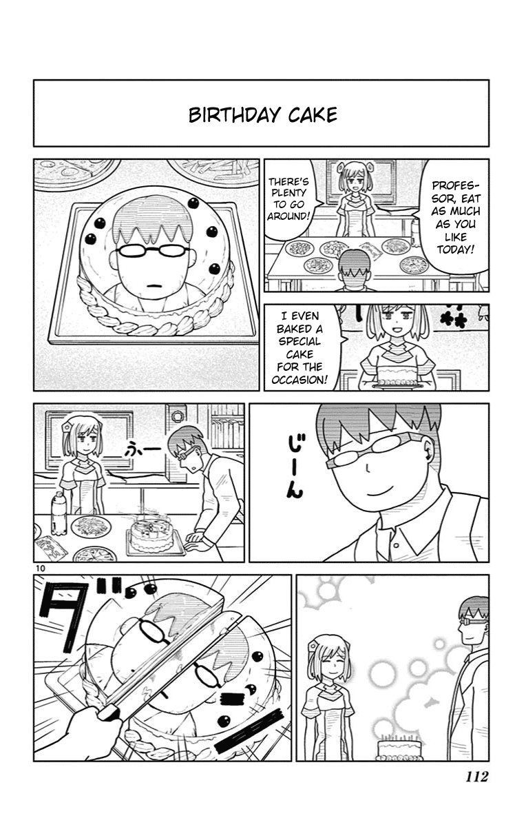 Bocchi Hakase to Robot Shoujo no Zetsubou Teki Utopia Chapter 29 page 10 - Chapter 29: Lonely Professor and Birthdays