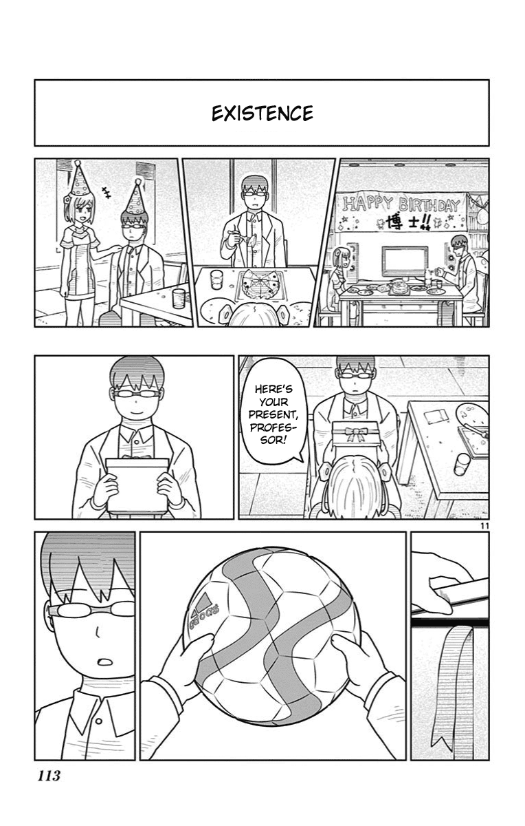 Bocchi Hakase to Robot Shoujo no Zetsubou Teki Utopia Chapter 29 page 11 - Chapter 29: Lonely Professor and Birthdays
