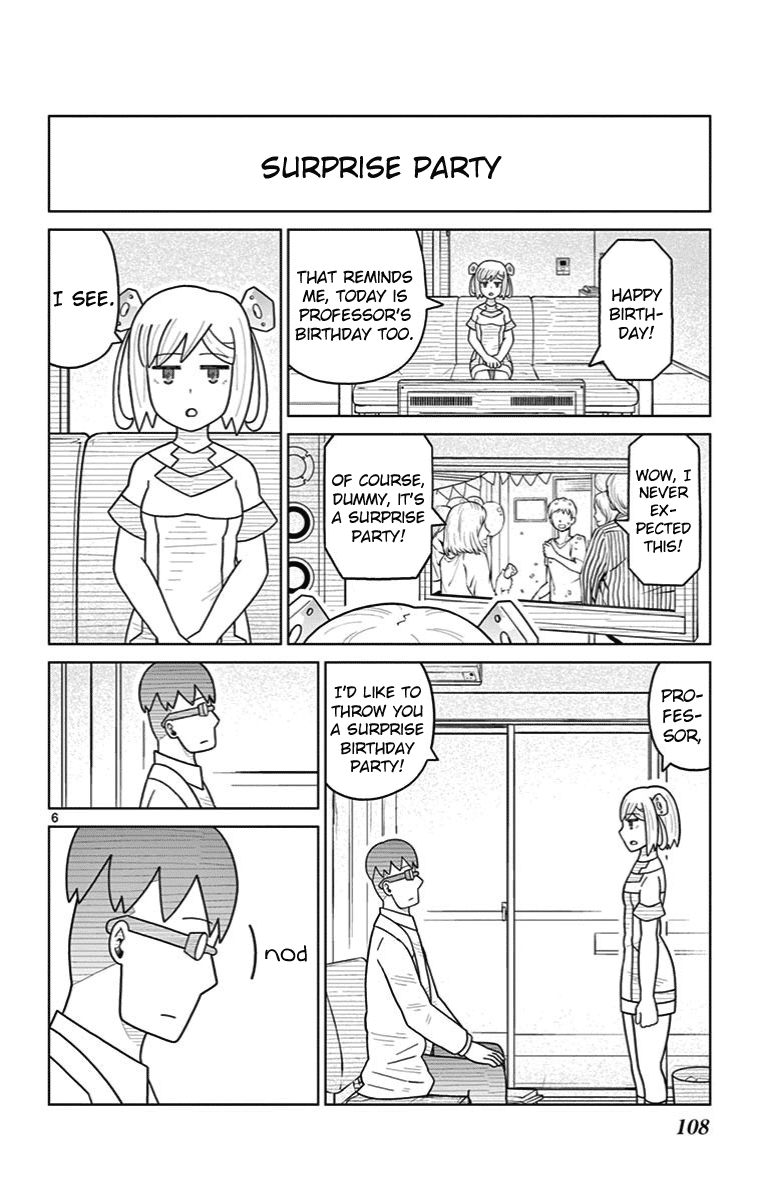 Bocchi Hakase to Robot Shoujo no Zetsubou Teki Utopia Chapter 29 page 6 - Chapter 29: Lonely Professor and Birthdays