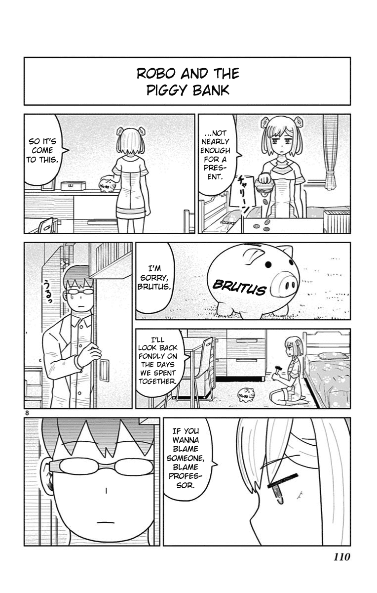 Bocchi Hakase to Robot Shoujo no Zetsubou Teki Utopia Chapter 29 page 8 - Chapter 29: Lonely Professor and Birthdays