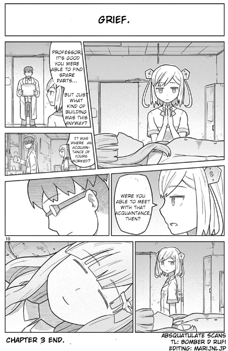 Bocchi Hakase to Robot Shoujo no Zetsubou Teki Utopia Chapter 3 page 11 - Chapter 3: Lonely Professor and a Girl's Dream