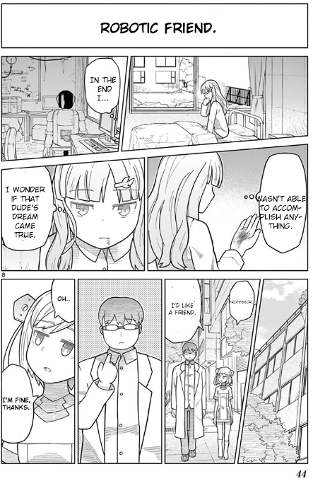 Bocchi Hakase to Robot Shoujo no Zetsubou Teki Utopia Chapter 3 page 9 - Chapter 3: Lonely Professor and a Girl's Dream