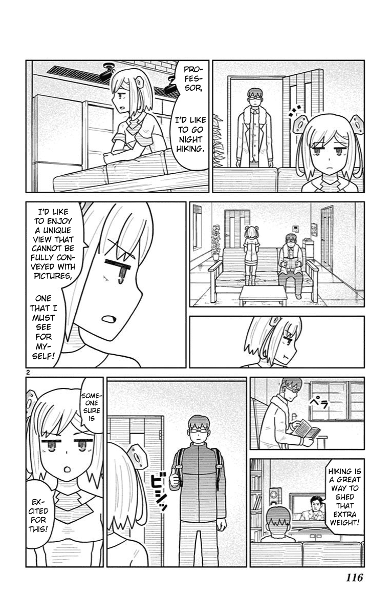Bocchi Hakase to Robot Shoujo no Zetsubou Teki Utopia Chapter 30 page 2 - Chapter 30: Lonely Professor and Night Hiking