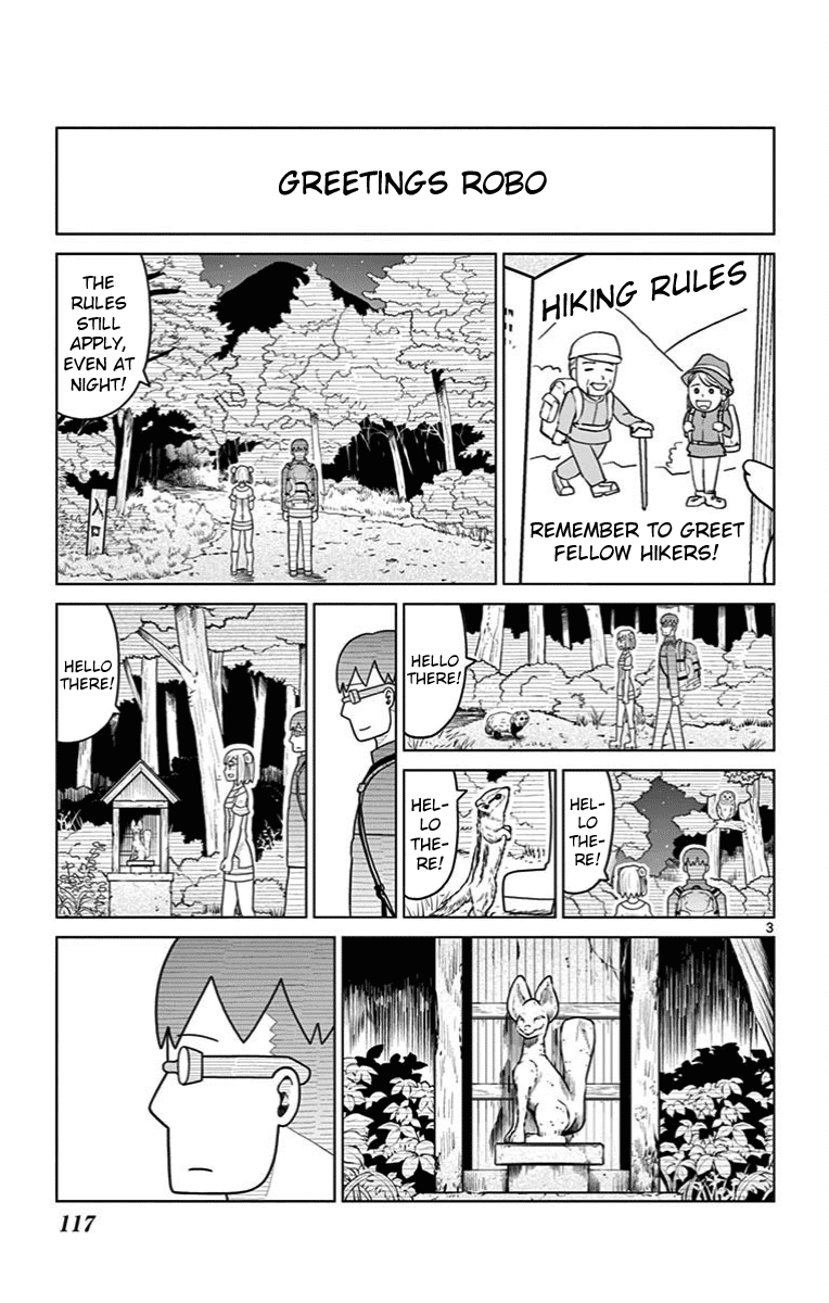Bocchi Hakase to Robot Shoujo no Zetsubou Teki Utopia Chapter 30 page 3 - Chapter 30: Lonely Professor and Night Hiking