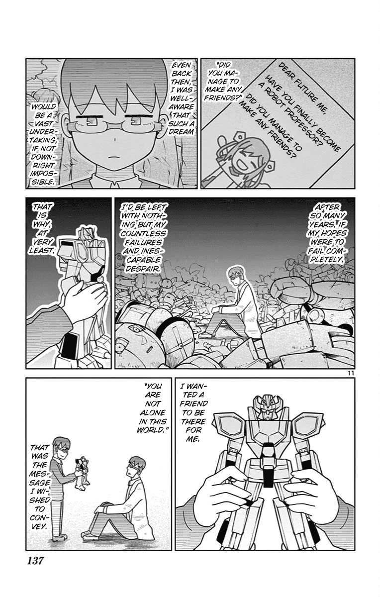 Bocchi Hakase to Robot Shoujo no Zetsubou Teki Utopia Chapter 31 page 11 - Chapter 31: Lonely Professor and the Time Capsule