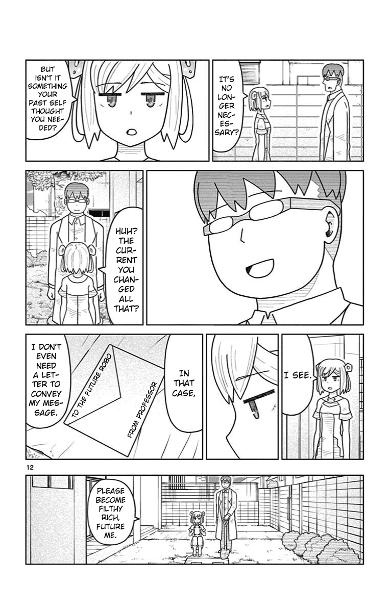 Bocchi Hakase to Robot Shoujo no Zetsubou Teki Utopia Chapter 31 page 12 - Chapter 31: Lonely Professor and the Time Capsule