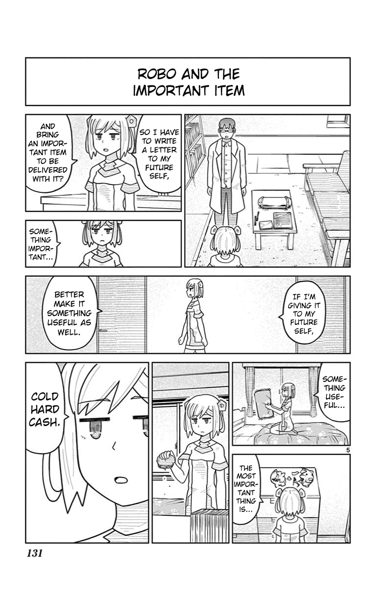Bocchi Hakase to Robot Shoujo no Zetsubou Teki Utopia Chapter 31 page 5 - Chapter 31: Lonely Professor and the Time Capsule