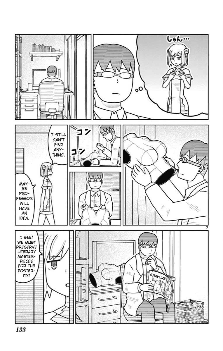 Bocchi Hakase to Robot Shoujo no Zetsubou Teki Utopia Chapter 31 page 7 - Chapter 31: Lonely Professor and the Time Capsule
