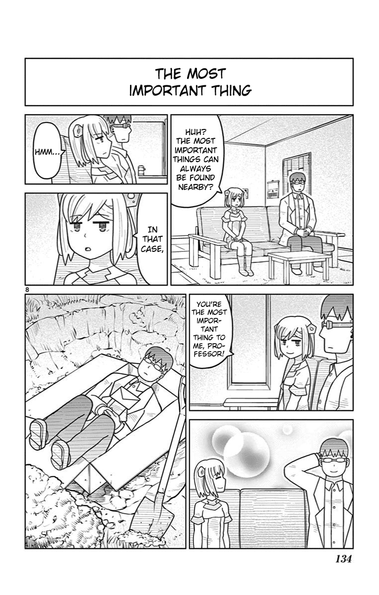 Bocchi Hakase to Robot Shoujo no Zetsubou Teki Utopia Chapter 31 page 8 - Chapter 31: Lonely Professor and the Time Capsule