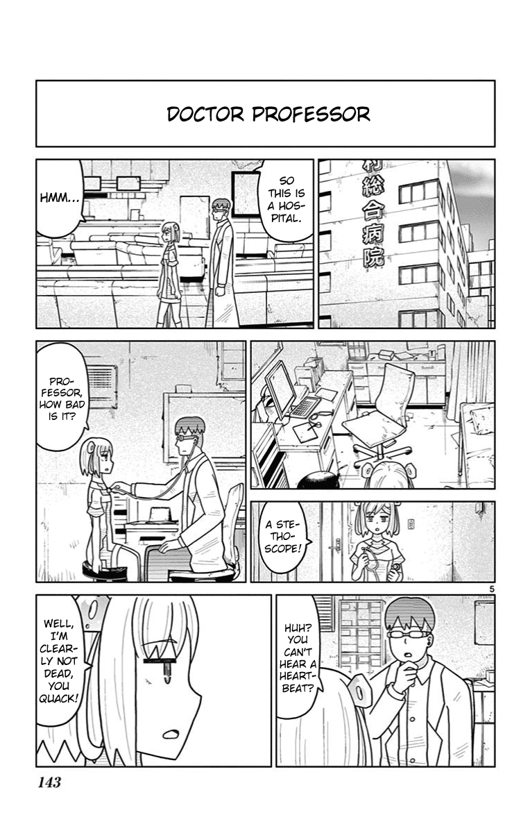 Bocchi Hakase to Robot Shoujo no Zetsubou Teki Utopia Chapter 32 page 5 - Chapter 32: Lonely Professor and Strolling