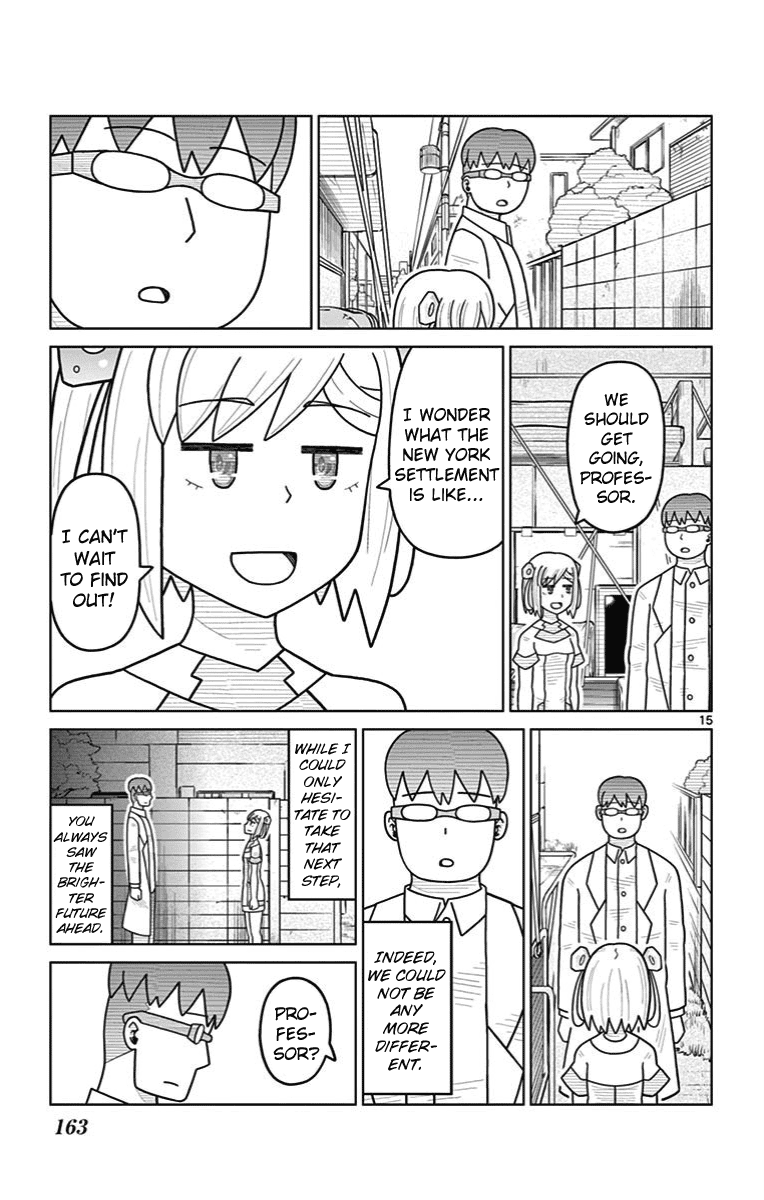 Bocchi Hakase to Robot Shoujo no Zetsubou Teki Utopia Chapter 33 page 19 - Chapter 33: Lonely Professor and Partings [END]