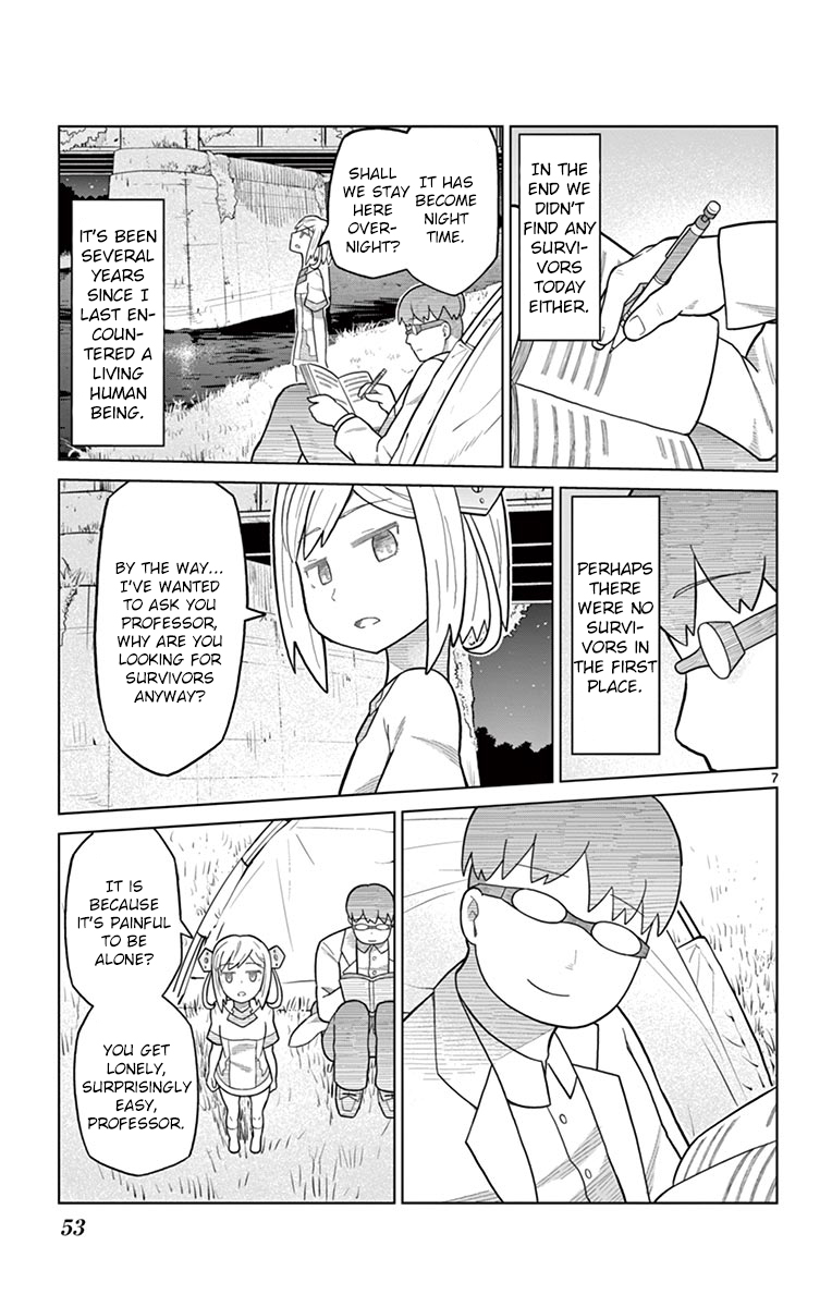 Bocchi Hakase to Robot Shoujo no Zetsubou Teki Utopia Chapter 4 page 7 - Chapter 4: Lonely Professor and Friends