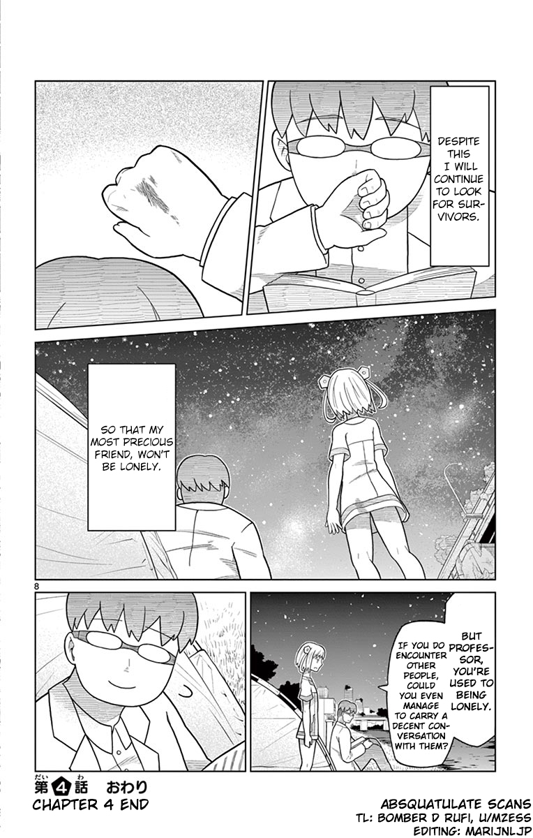 Bocchi Hakase to Robot Shoujo no Zetsubou Teki Utopia Chapter 4 page 8 - Chapter 4: Lonely Professor and Friends