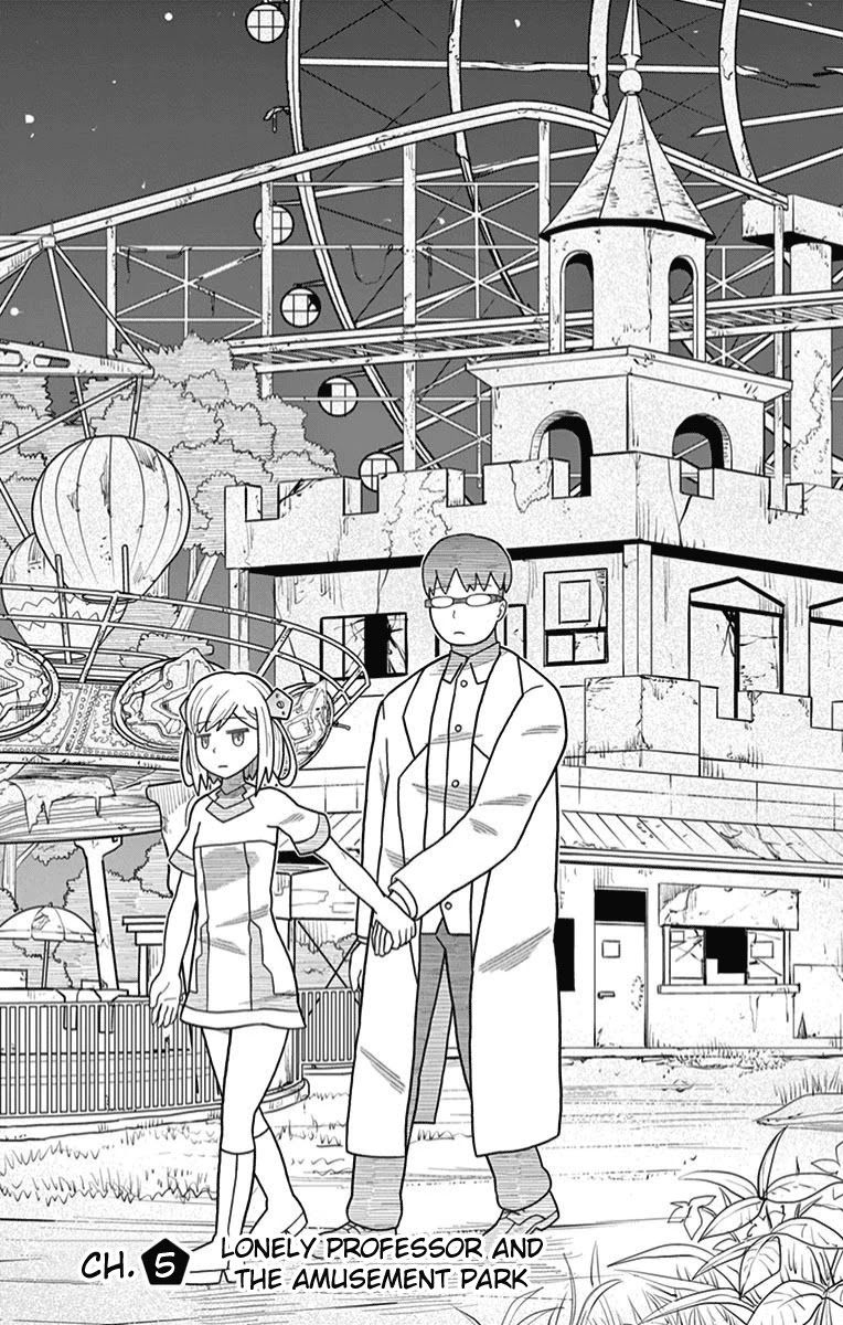 Bocchi Hakase to Robot Shoujo no Zetsubou Teki Utopia Chapter 5 page 1 - Chapter 5: Lonely Professor and the Amusement Park
