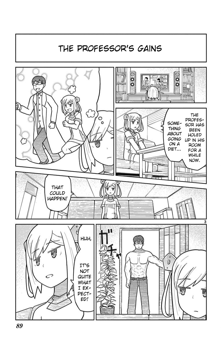 Bocchi Hakase to Robot Shoujo no Zetsubou Teki Utopia Chapter 9 page 3 - Chapter 9: Lonely Professor and Dieting