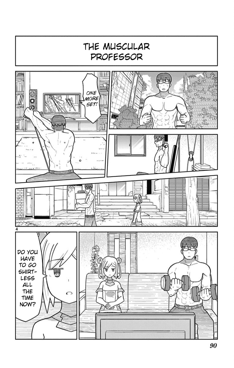 Bocchi Hakase to Robot Shoujo no Zetsubou Teki Utopia Chapter 9 page 4 - Chapter 9: Lonely Professor and Dieting