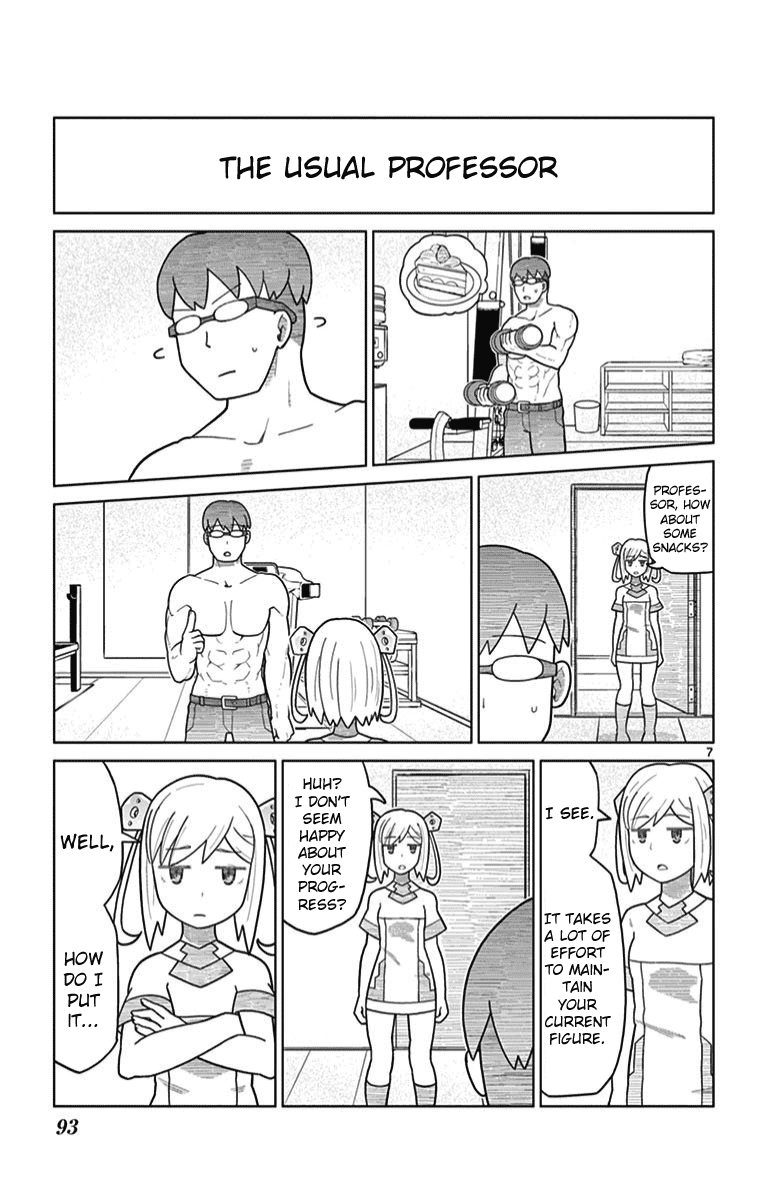 Bocchi Hakase to Robot Shoujo no Zetsubou Teki Utopia Chapter 9 page 7 - Chapter 9: Lonely Professor and Dieting
