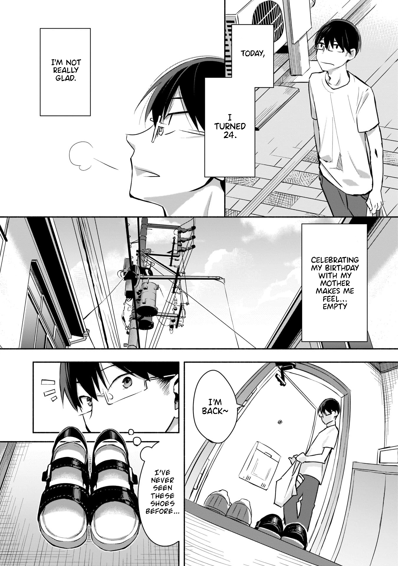 Bocchi no Boku ni Kyousei Kanojo ga Yattekita Chapter 1.1 page 11 - Chapter 1.1: I don't know her aim. <Part 1>