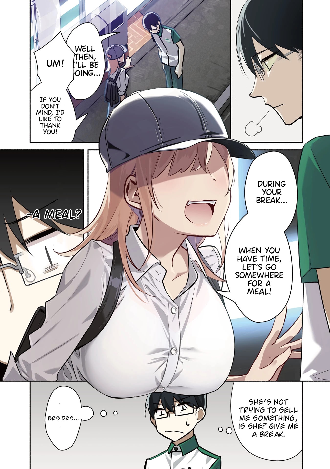 Bocchi no Boku ni Kyousei Kanojo ga Yattekita Chapter 1.1 page 4 - Chapter 1.1: I don't know her aim. <Part 1>